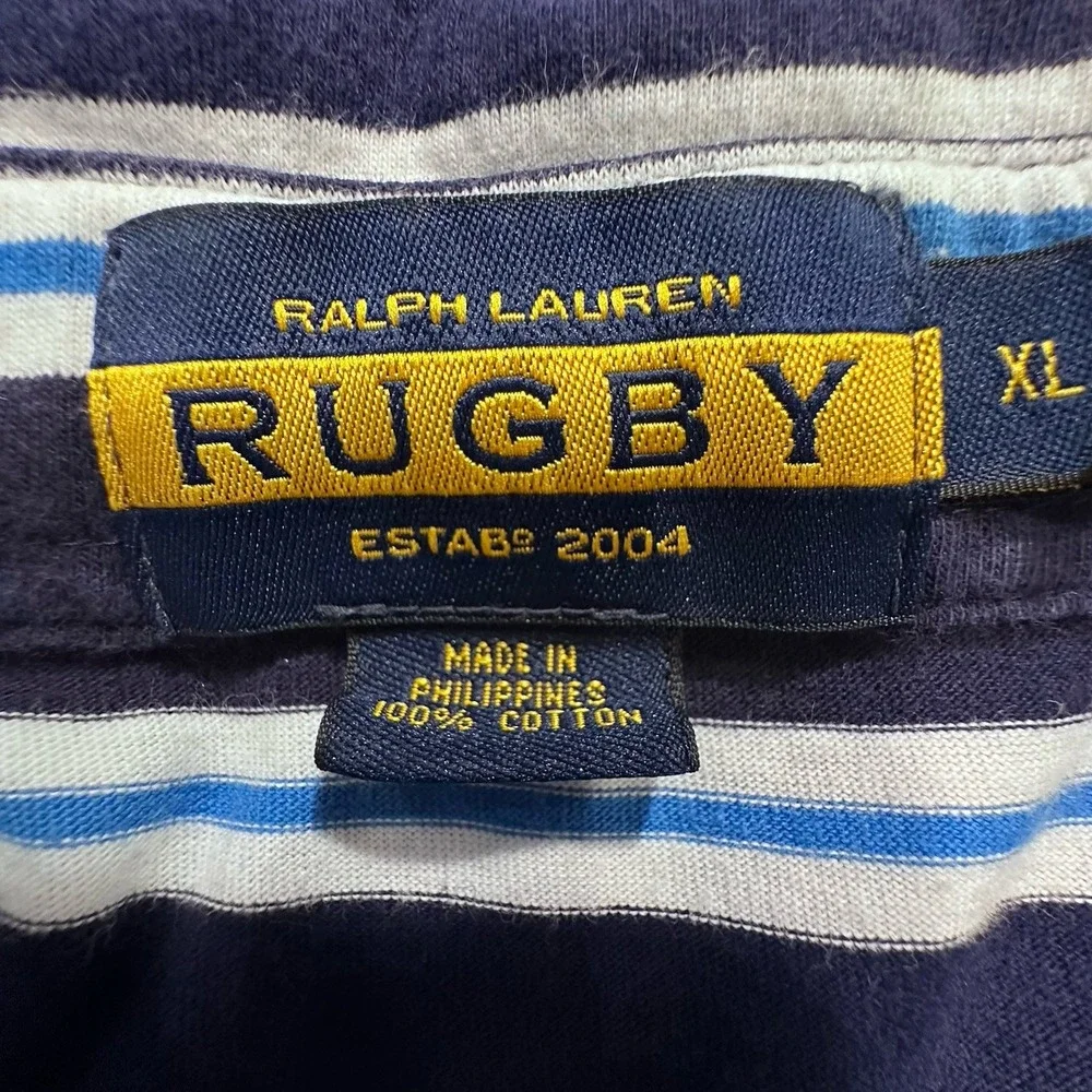 Polo Ralph Lauren Men's Rugby EST. 2004 Vintage Shirt, Size‎ XL Read Description